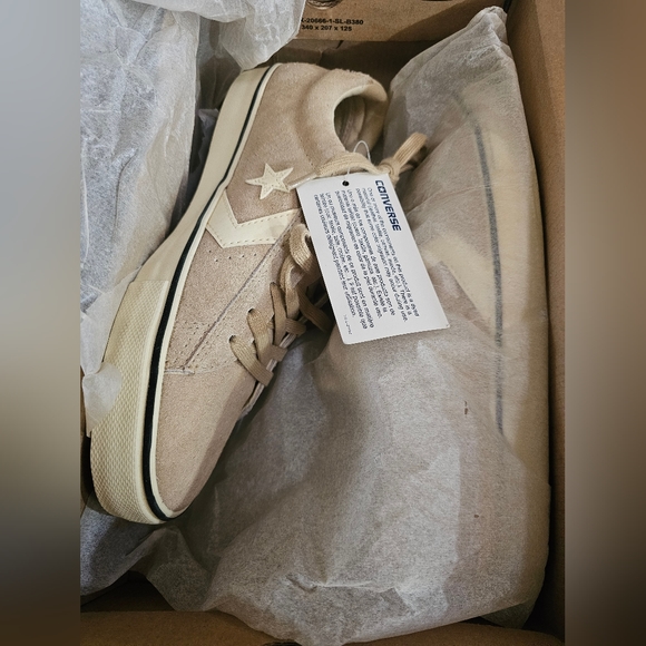 Converse Pro Leather Vulc Low Top Unisex Shoes Suede Hamadan Ivory NIB 9M/10.5W - Picture 8 of 14